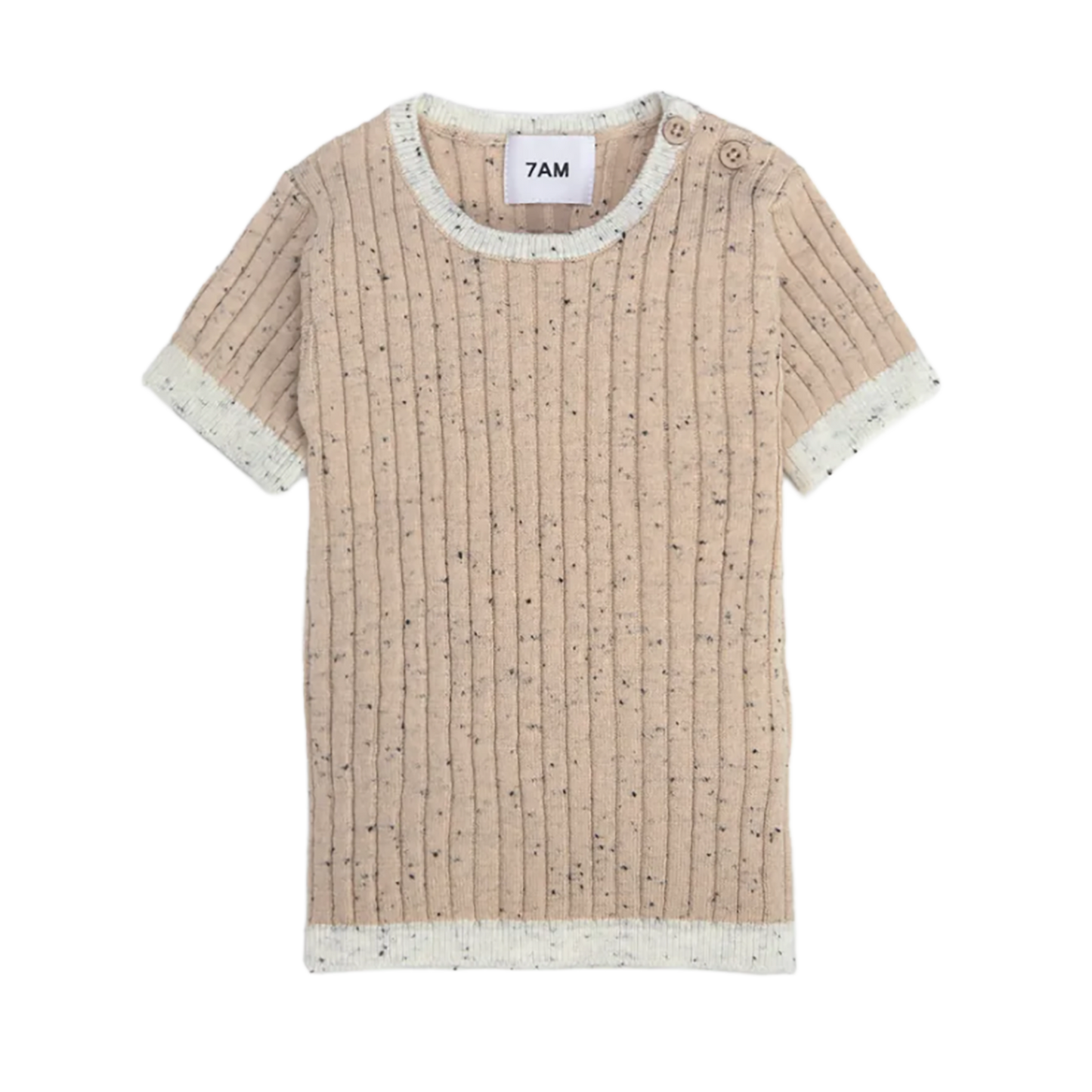 Oat Short Sleeve Top