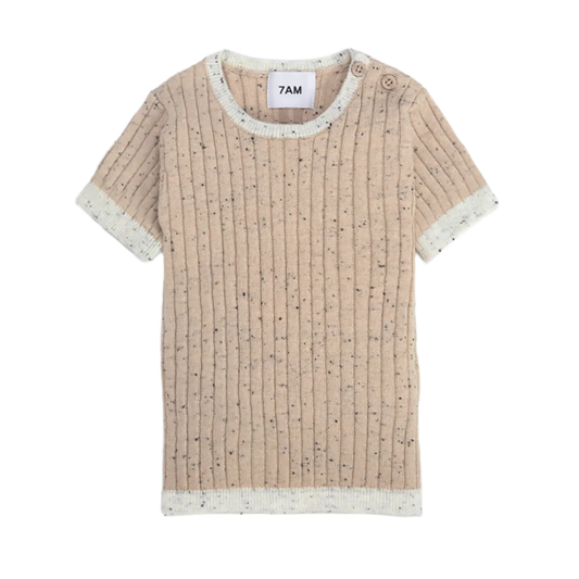 Oat Short Sleeve Top