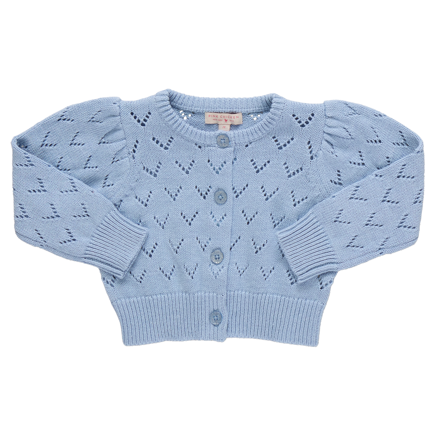 Girls Sadie Sweater - Light Blue