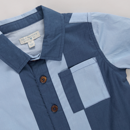 Boys Jack Shirt - Wide Cabana Stripe