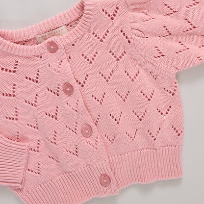 Girls Sadie Sweater - Pink