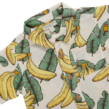 Baby Boys Jack Shirt - Banana Leaves