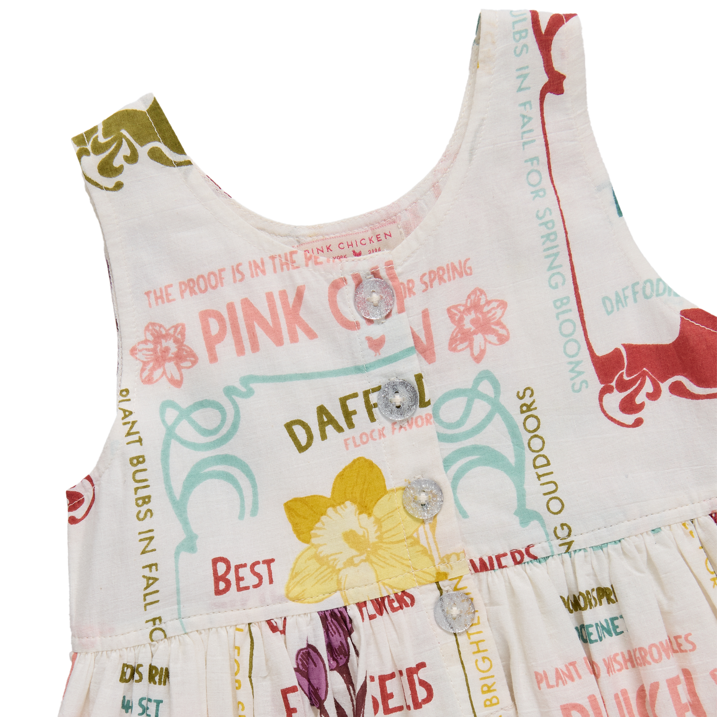 Girls Laura Dress - Flower Seeds