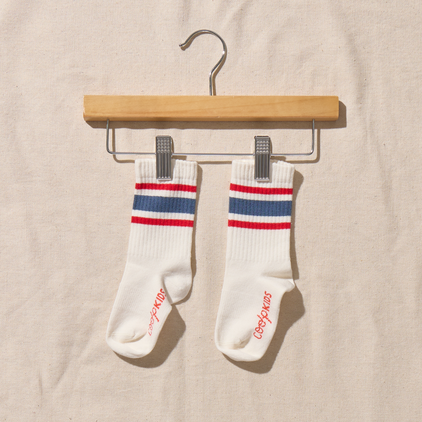 Scooter Tube Sock - Red Blue Stripe