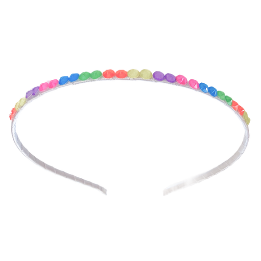Fully Crystalized Headband - Neon Multi