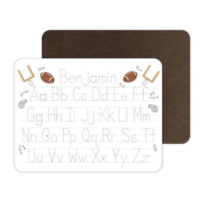 Kids Personalized Whiteboard | Tiny Touchdowns Neutral