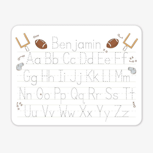 Kids Personalized Whiteboard | Tiny Touchdowns Neutral