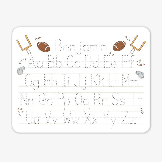 Kids Personalized Whiteboard | Tiny Touchdowns Neutral