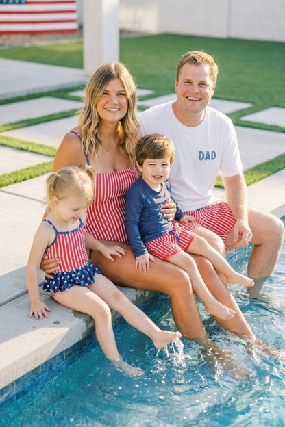 Boy's Swim Trunks | Stars & Stripes Party