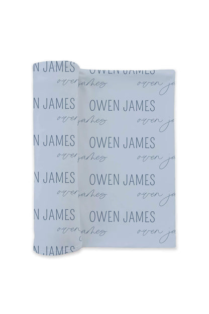 Personalized Baby Name Swaddle Blanket