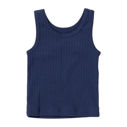 Baby Joy Rib Tank - Dress Blues