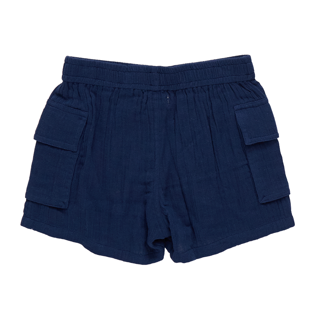 Baby Boys Pull On Short - Navy