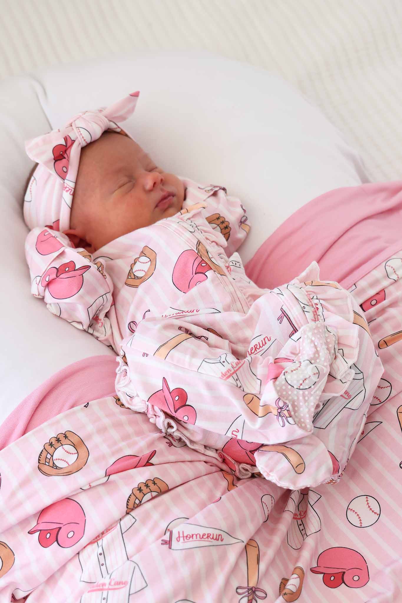 Ballpark Babes Knit Large Bow Headwrap