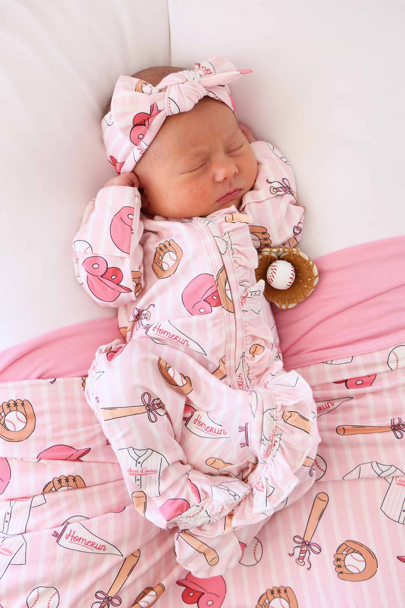 Ballpark Babes Knit Large Bow Headwrap