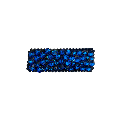 Crystal Snap Clip - Cobalt