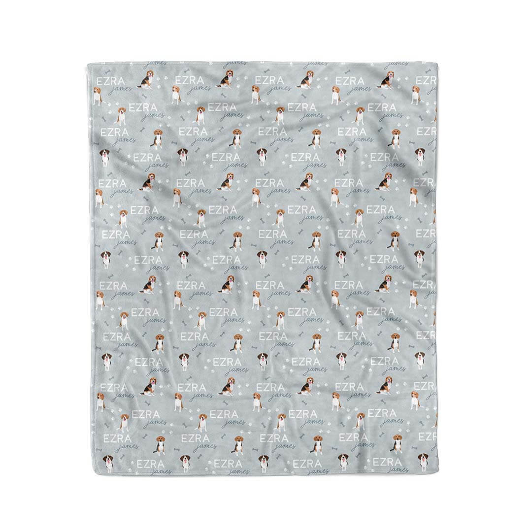 Personalized Kids Blanket | Beagle