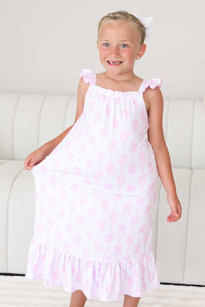 Girls' Full Length Ruffle Nightgown | Beauty Sleep
