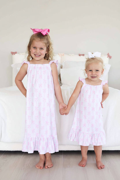 Girls' Full Length Ruffle Nightgown | Beauty Sleep