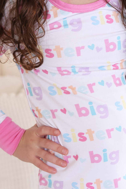 Big Sister Two Piece Pajama Set