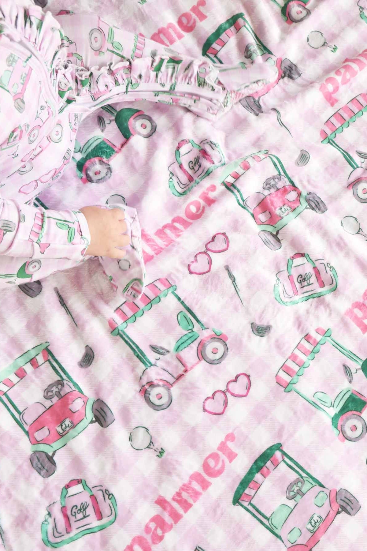 Birdie Babes Personalized Kids Blanket | Pink