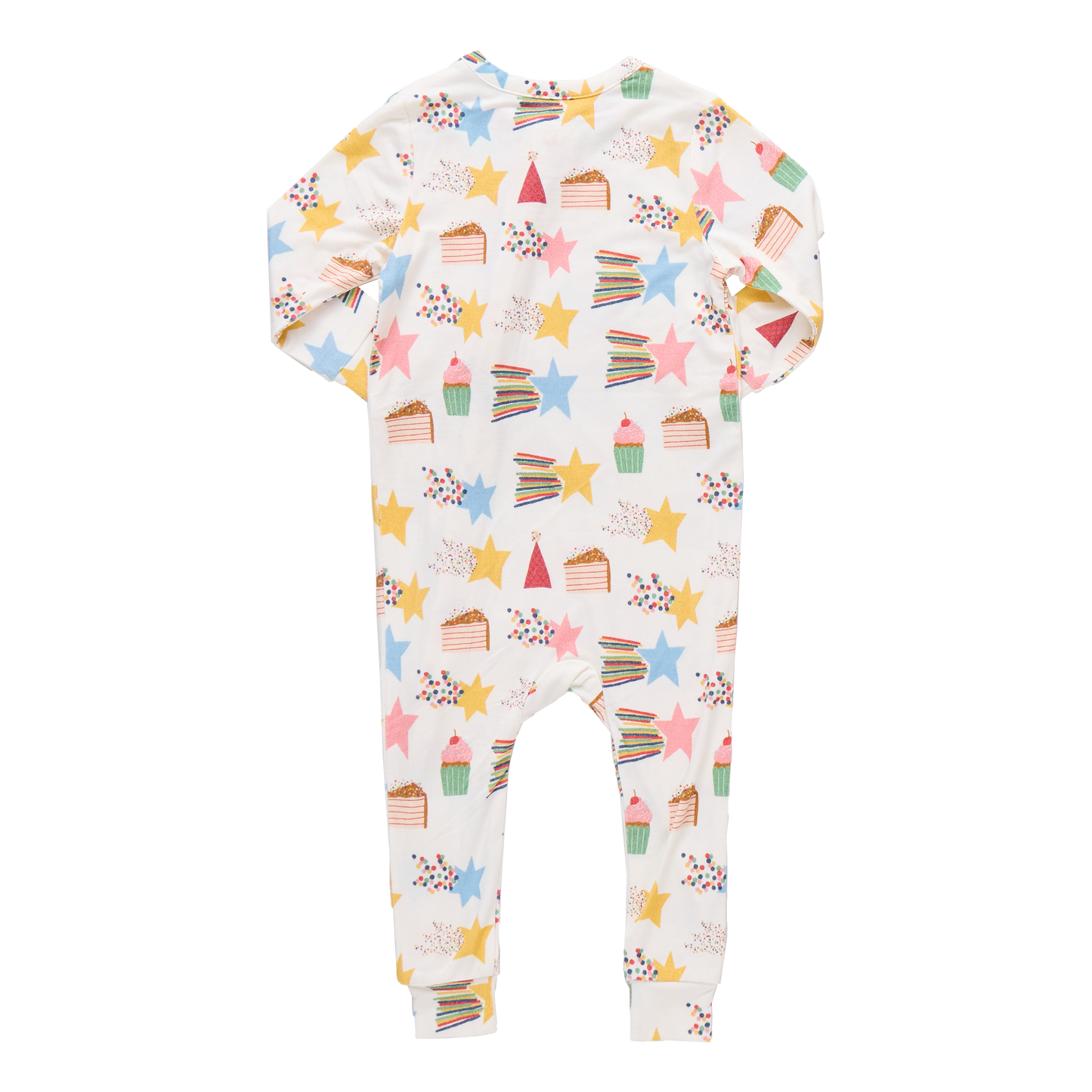 Baby Bamboo Romper - Birthday Star