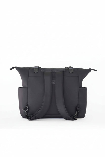 Lane Convertible Diaper Bag Tote | Black