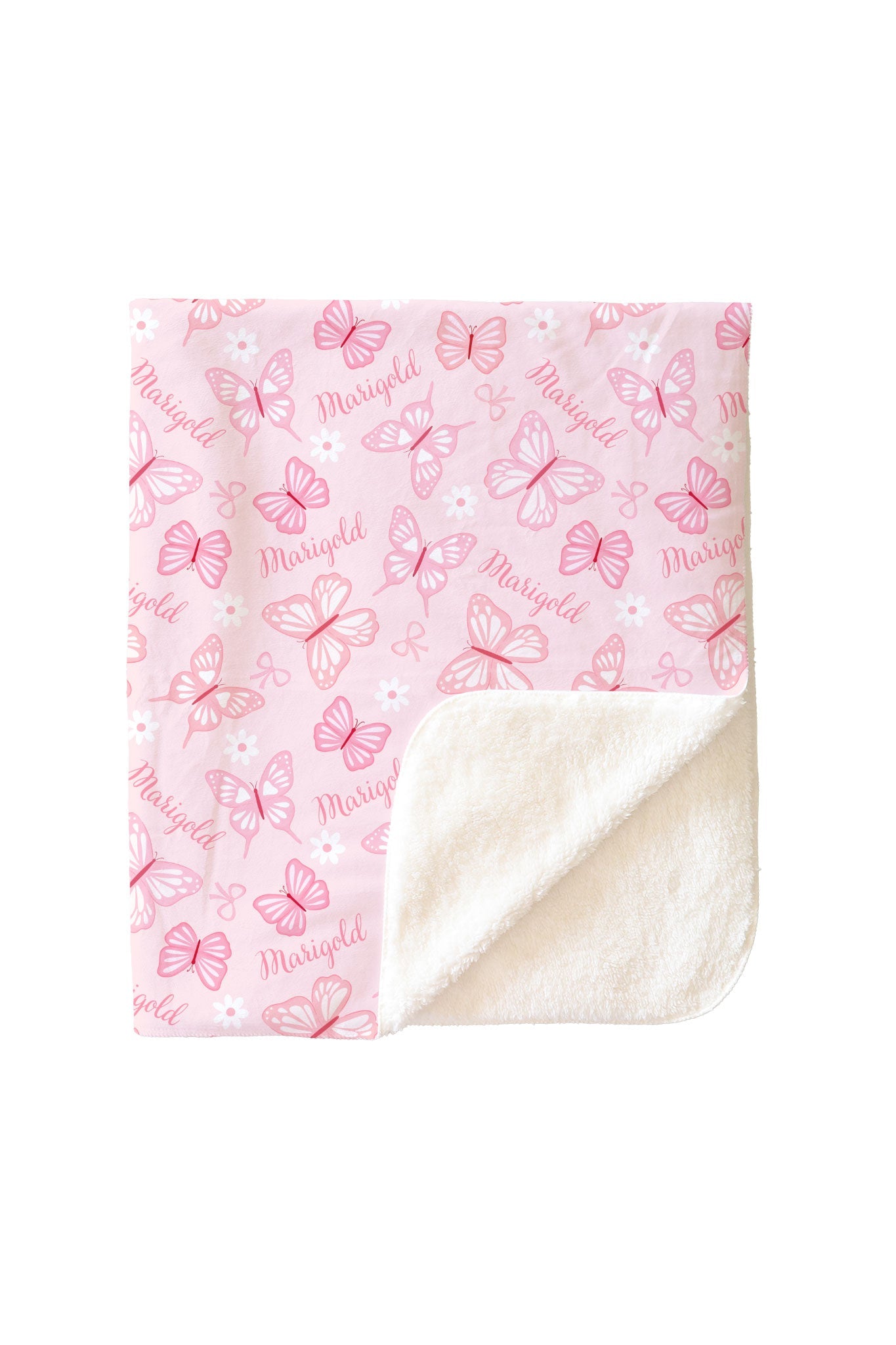 Personalized Kids Blanket | Blooming Butterflies