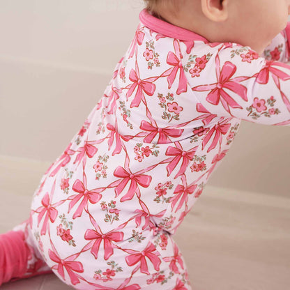 Bow Besties Convertible Zip Romper