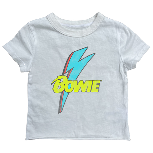 Bowie Bolt Fitted Tee - Vintage White