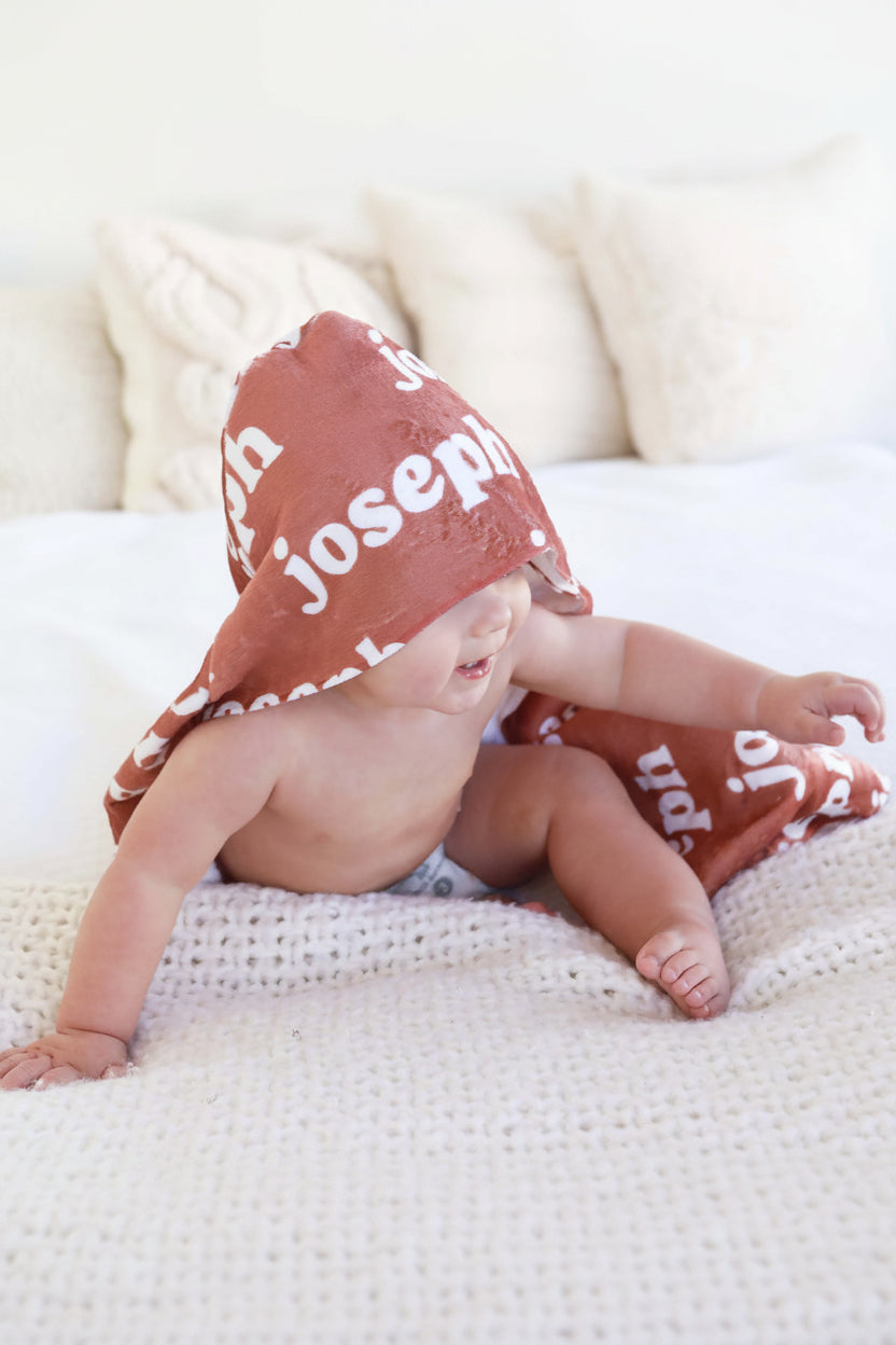 Personalized Hooded Towel | Solids