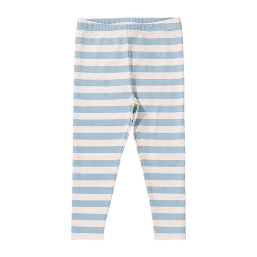 Cartwheel Legging - Light Blue Stripe