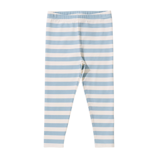 Cartwheel Legging - Light Blue Stripe