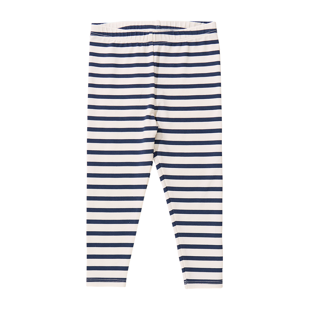 Cartwheel Legging - Navy Stripe