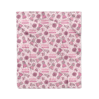 Cheer Squad Personalized Kids Blanket