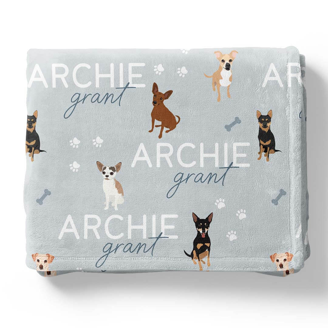 Personalized Kids Blankets | Dog Breeds - Part 2