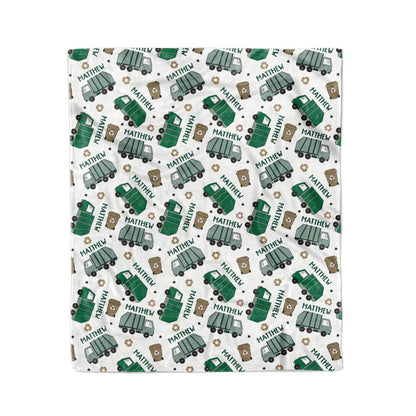 Clean Up Crew Personalized Kids Blanket