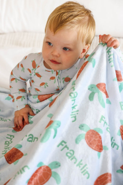 Personalized Kids Blanket | Coastal Cruisers