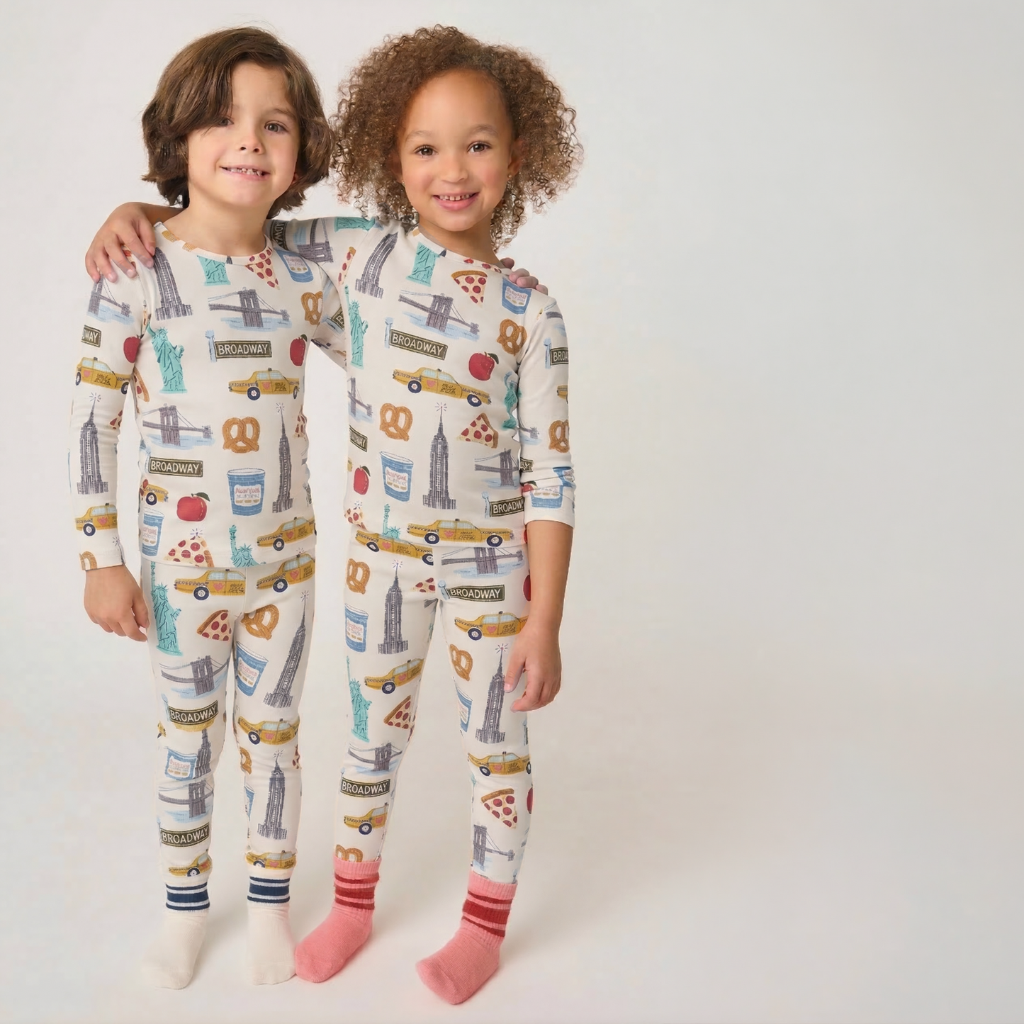 Kids Bamboo PJ Set - NYC