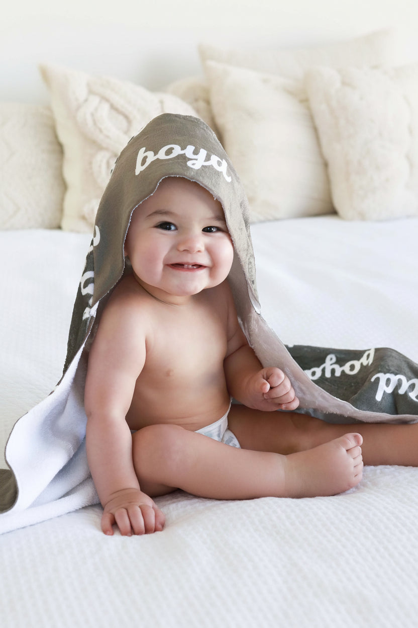 Personalized Hooded Towel | Solids