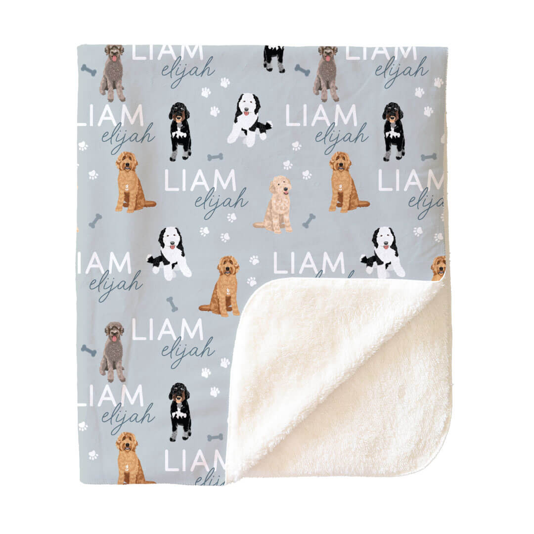 Personalized Kids Blankets | Dog Breeds - Part 2