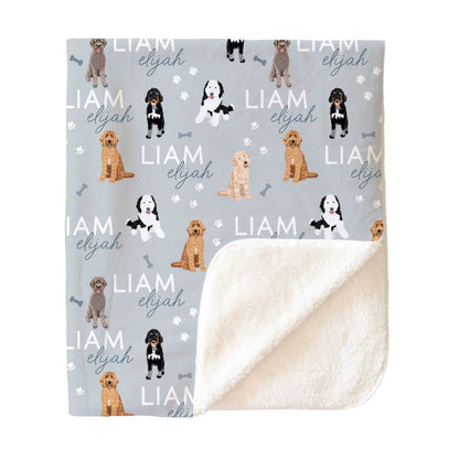 Personalized Kids Blankets | Dog Breeds - Part 2