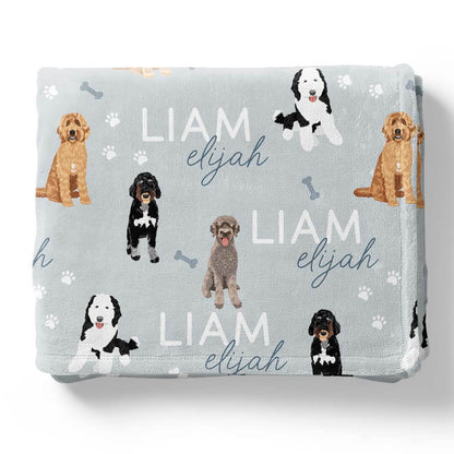 Personalized Kids Blankets | Dog Breeds - Part 2