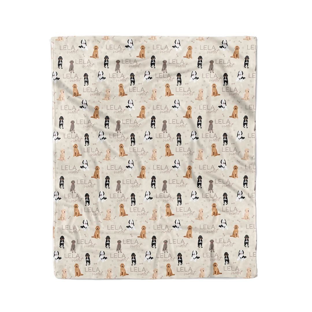 Personalized Kids Blanket | Doodles