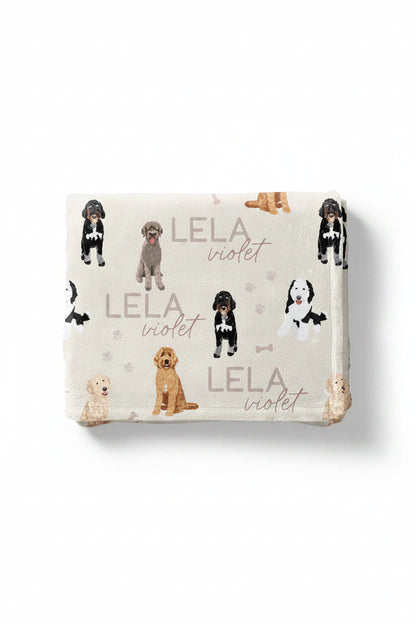 Personalized Kids Blanket | Doodles