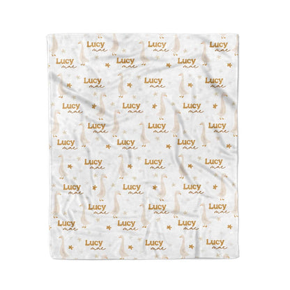 Duck Duck Goose Personalized Kids Blanket