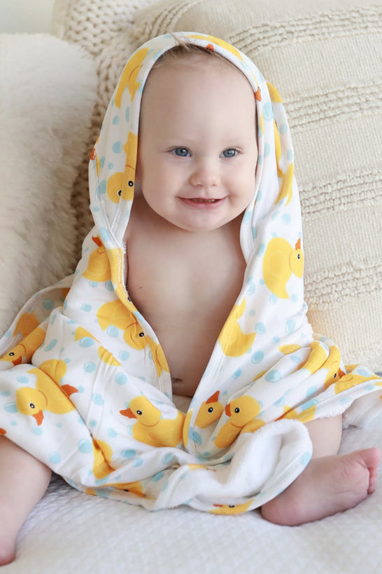 Bamboo Hooded Towel | Rubber Ducks