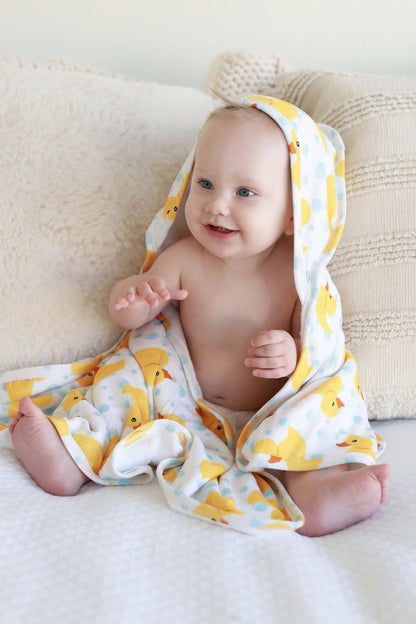Baby Embroidered Bamboo Hooded Towels