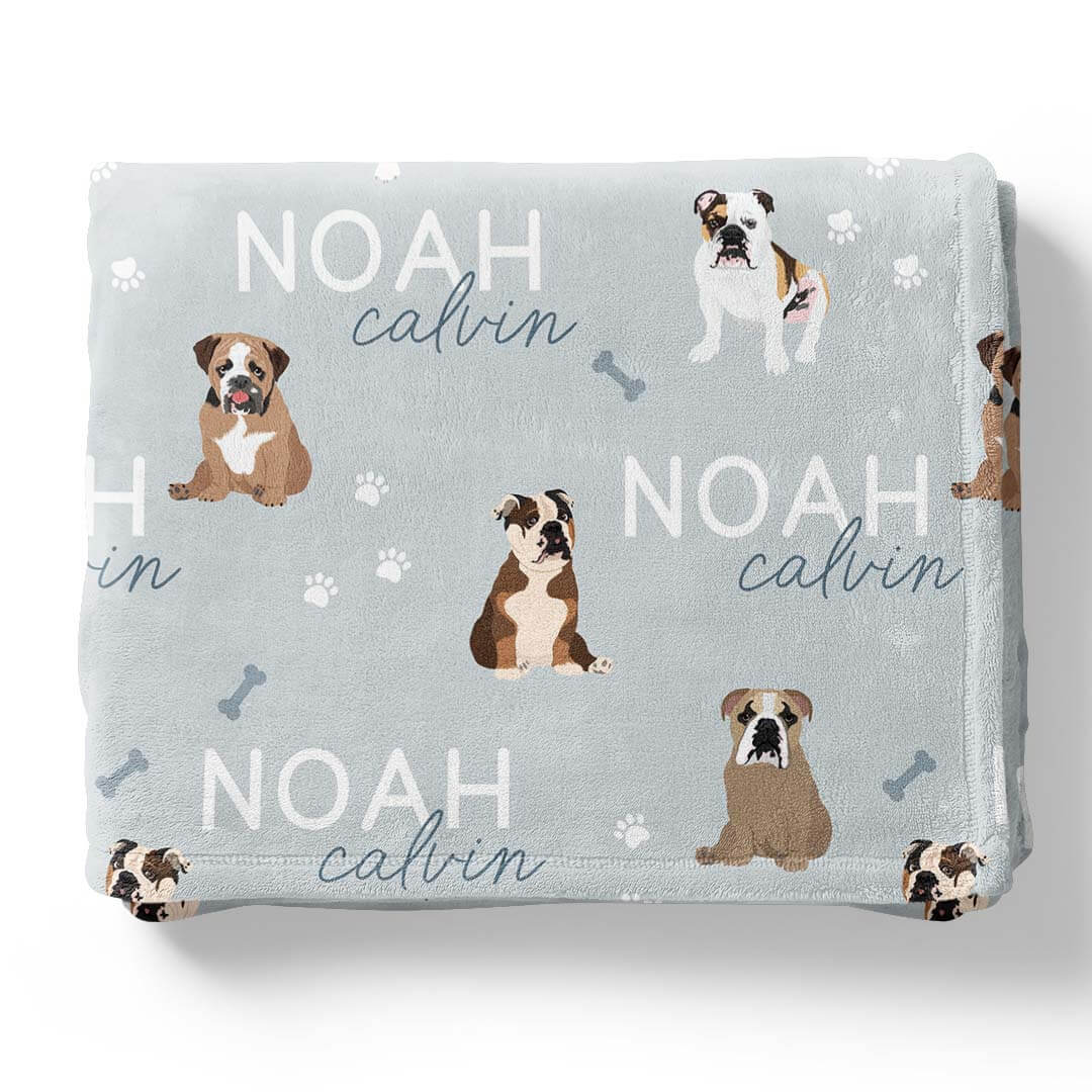 Personalized Kids Blankets | Dog Breeds - Part 2