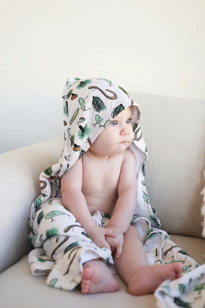 Baby Embroidered Bamboo Hooded Towels