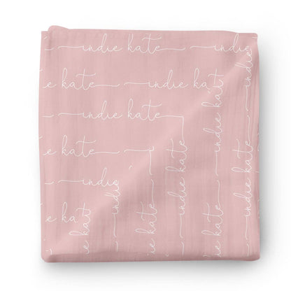 Personalized Baby Name Swaddle Blanket | Dusty Hues